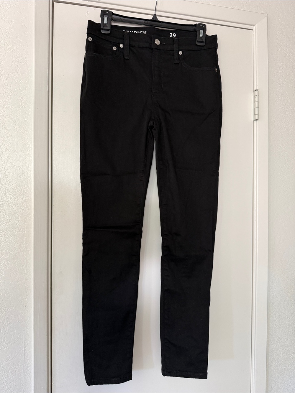 J. Crew Women’s Black Toothpick 9” Skinny Jeans